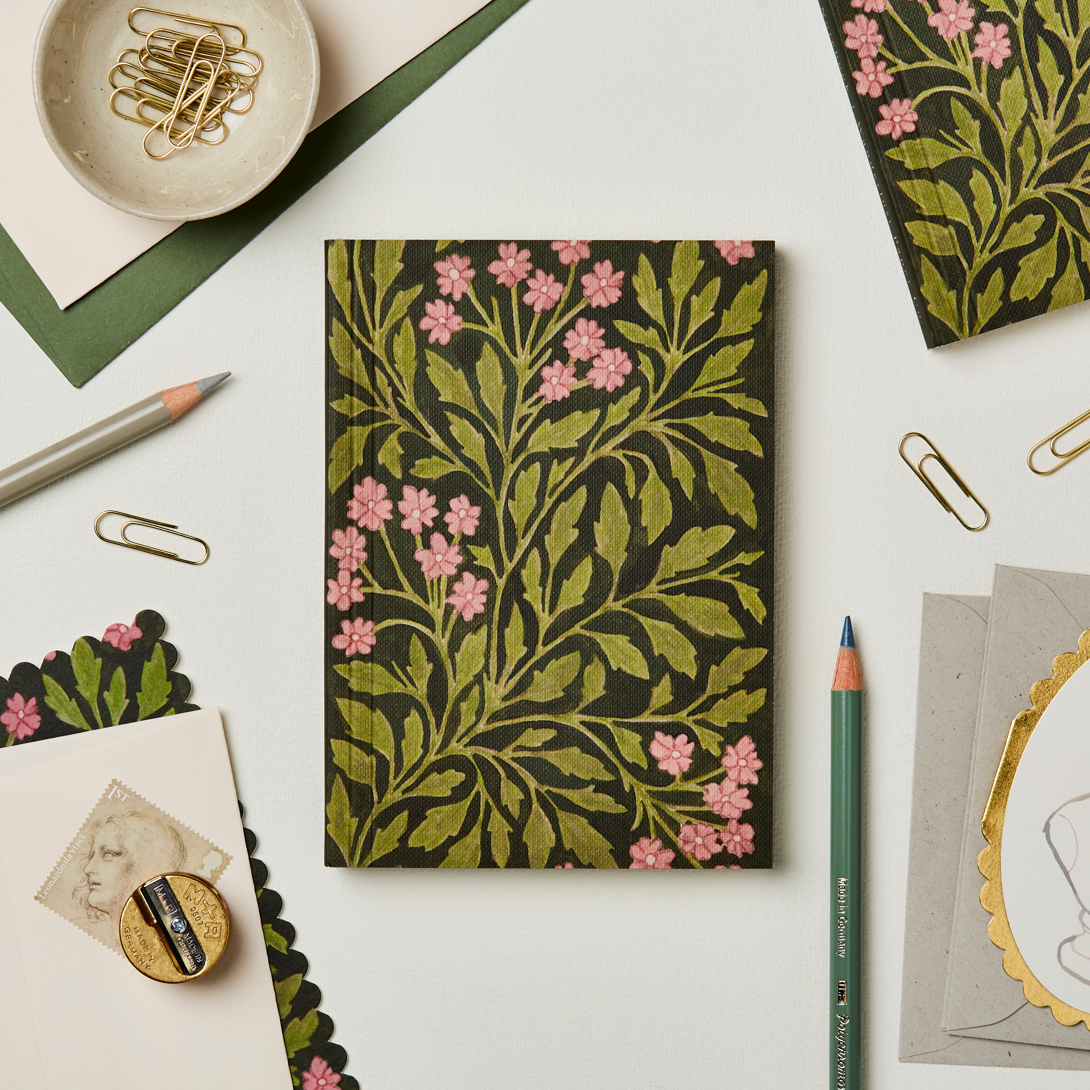 Green Flora Pocket Notebook